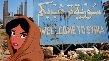 Jasmin dan konflik Syria. Foto: Jeff Hong via Sadanduseless  