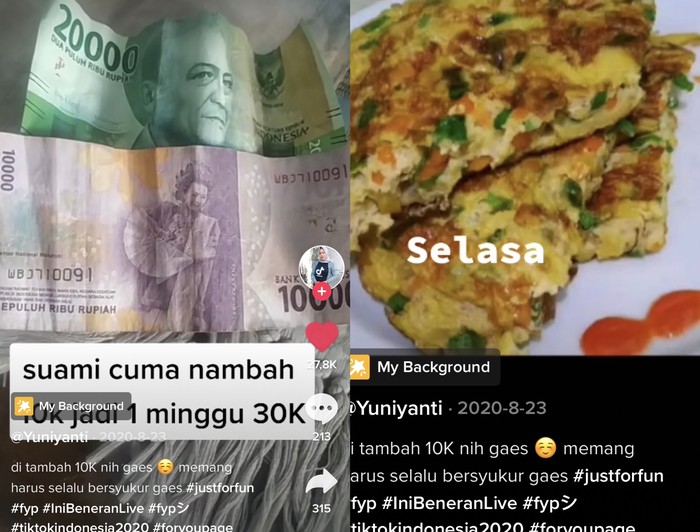 Kisah viral istri yang mendapatkan uang belanja Rp 30 ribu seminggu.