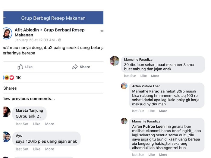 Kisah wanita yang medapatkan uang belanja Rp 30 ribu per hari. Kisah wanita yang medapatkan uang belanja Rp 30 ribu per hari.