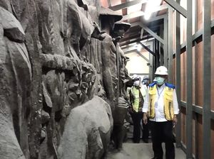 Tinjau Relief Kuno di Sarinah, Basuki Titip Pesan Ini