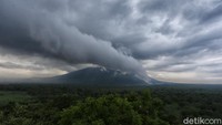 Pemandangan gunung Baluran yang kokoh semakin menambah keindahan lansekap.