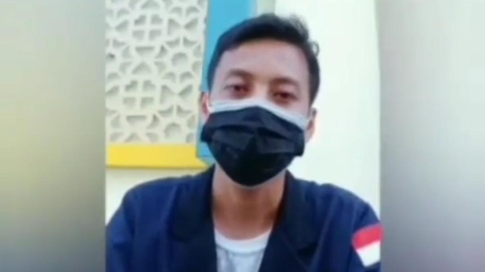 Pemuda yang mengaku mahasiswa semester 5 IAIN Parepare, Restu