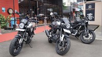 Aksesori resmi untuk Yamaha XSR 155 itu berupa model sport heritage, tracker dan café racer. Foto: Yamaha Indonesia