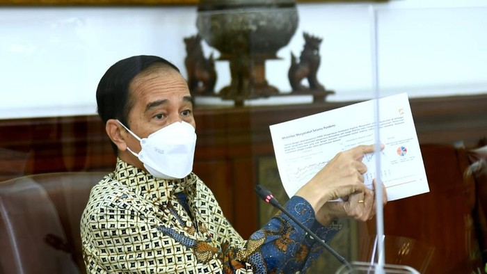 Jokowi pimpin ratas soal PPKM (Dok. Biro Pers Setpres)