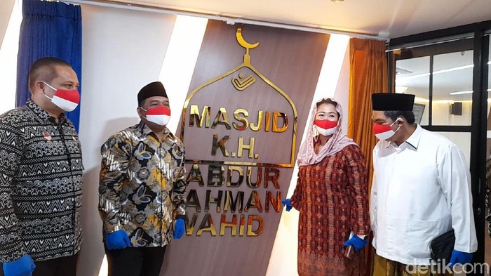 Peresmian Masjid dan Aula Gus Dur (Tiara Aliya/detikcom)