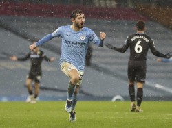 Bernardo Silva menempati nomor lima. Gaji sepekannya sebesar 150 ribu pounds atau setara Rp 3 miliar (AP/Martin Rickett)