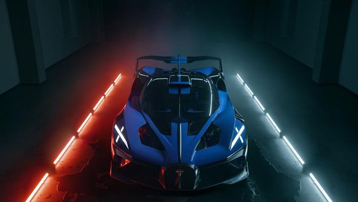 Bugatti Bolide jadi hypercar tercantik tahun ini.