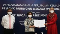 Melalui kerjasama dengan PT Sipoa Propertindo Abadi tersebut BTN menargetkan hingga akhir tahun 2021 dapat meraup target pembiayaan unit apartemen dengan fasilitas KPA sekitar 1.000 unit dengan nilai  kurang lebih mencapai Rp 240 miliar.  Foto: dok. MPR