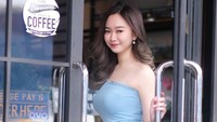 Erika Cecilia memiliki tinggi 164 cm. Baru-baru ini, ia juga bikin konten true or false, terungkap dirinya sosok yang gampang move on. Foto: dok instagram