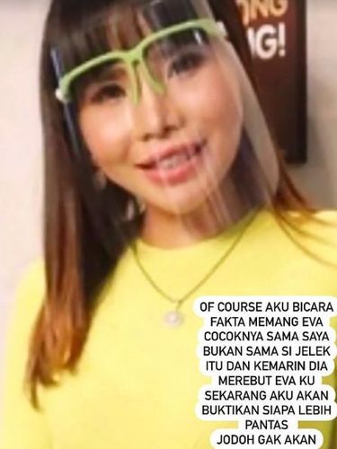suami Eva Bellisma muncul