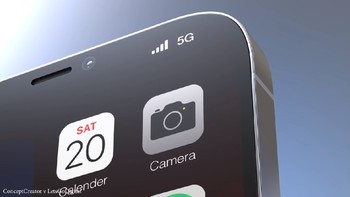 Notch iPhone 12S Pro lebih kecil dari yang beredar sekarang.  Foto: YouTube/Concept Creator  