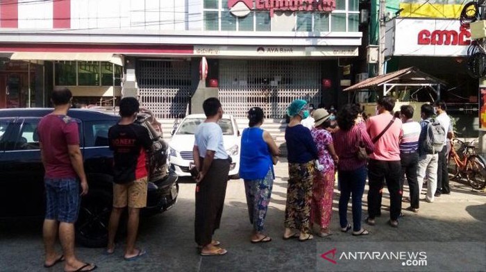 Kota Yangon pasca kudeta