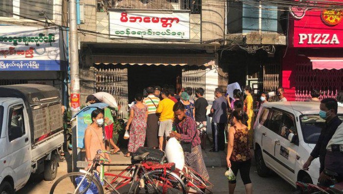 Kota Yangon pasca kudeta