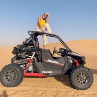 Ini Luana Sandien, model Playboy yang menerima kritikan setelah melakukan pemotretan topless di gurun Dubai. Penampilan ultra sensualnya itu dihujat.  Foto: Instagram