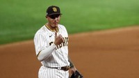 Kontrak Rodriguez lantas dipatahkan Manny Machado, ketika dibayar 300 juta dolar AS oleh San Diego Padres untuk jangka waktu 2019-2028. (Foto: RONALD MARTINEZ/Getty Images/AFP)