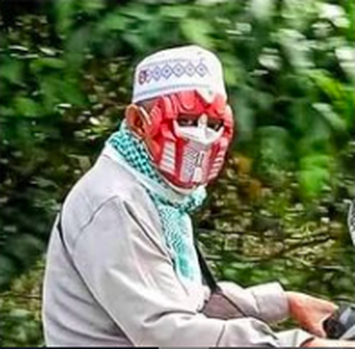 Masker anti corona iron man
