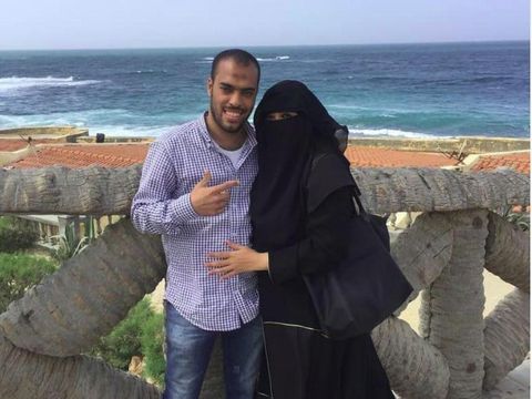 Soraya Abdullah bersama sang suami