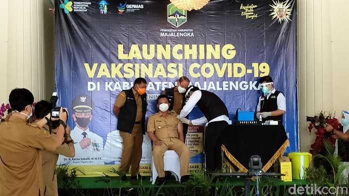 Vaksinasi COVID-19 di Majalengka