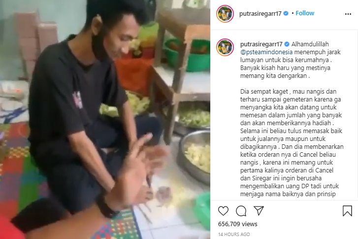 Pria Ini Nangis Karena 60 Pesanan Nasi Kotak Dibatalkan