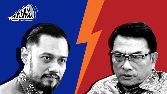 AHY vs Moeldoko soal isu pengambilan paksa PD (Dok. Tim Infografis detikcom)