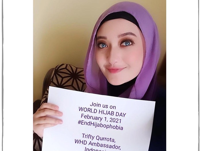 Aksi World Hijab Day.