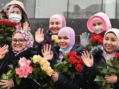 Aksi World Hijab Day.