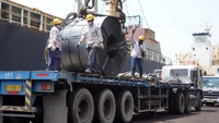 Selain Malaysia, pada 2021 ini Krakatau Steel akan melakukan ekspor ke Australia maupun ke Eropa untuk negara Italia dan Spanyol. Masing-masing negara berbeda spesifikasi ekspornya. Pool/PT Krakatau Steel.