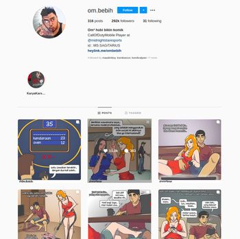 Komik Instagram @Om.Bebih