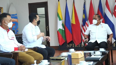 KONI Pusat dan LPDUK Jajaki Kerjasama