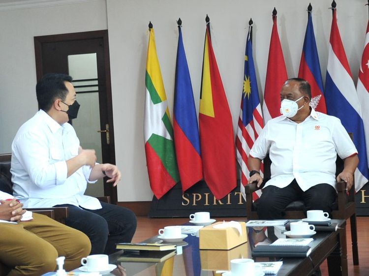 KONI Pusat dan LPDUK Jajaki Kerjasama