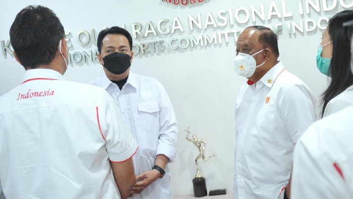KONI menjajaki kerjasama dengan Lembaga Pengelola Dana dan Usaha Keolahrgaan (LPDUK). Mereka juga berniat membangun industri olahraga nasional.