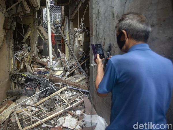 Lukai 4 Orang, Rumah Warga Turut Jadi Korban Ledakan Penjaringan