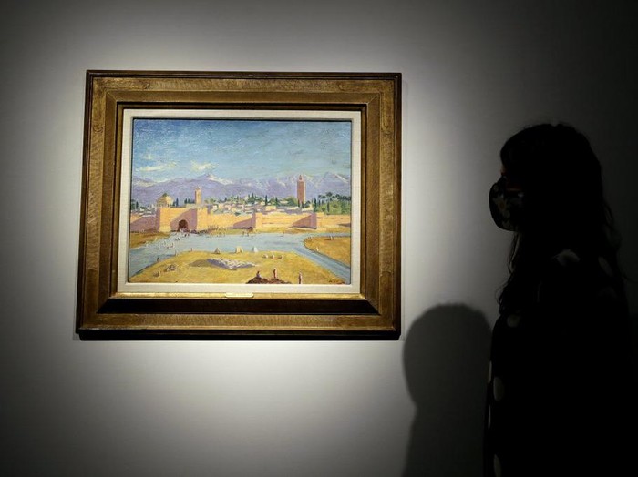 Lukisan Masjid Maroko Karya Winston Churchill Dijual Angelina Jolie