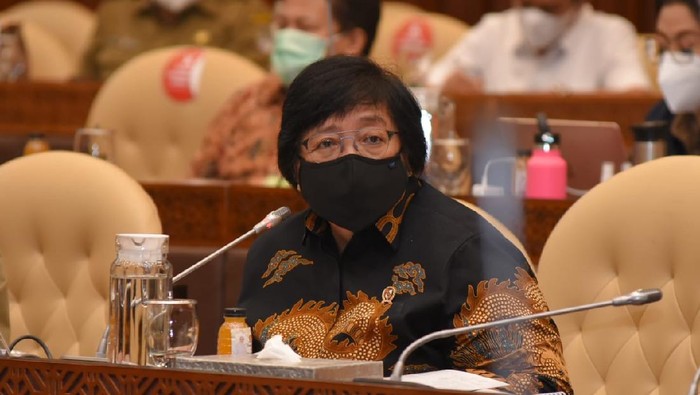 Menteri Lingkungan Hidup dan Kehutanan Siti Nurbaya