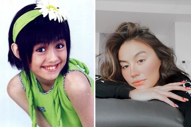 Kecilnya terlihat sangat imut dengan poni dan senyum lebarnya, penampilan Agnez Mo saat ini sudah jauh terlihat berbeda. Bagaimana menurutmu? Foto: instagram.com/agnezmo