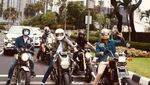Intip Gaya Sunmori Raffi Ahmad dan Gading Marten Naik Motor Gede