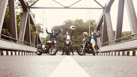 Sangar-sangar ya motornya? Foto: Instagram @raffinagita1717