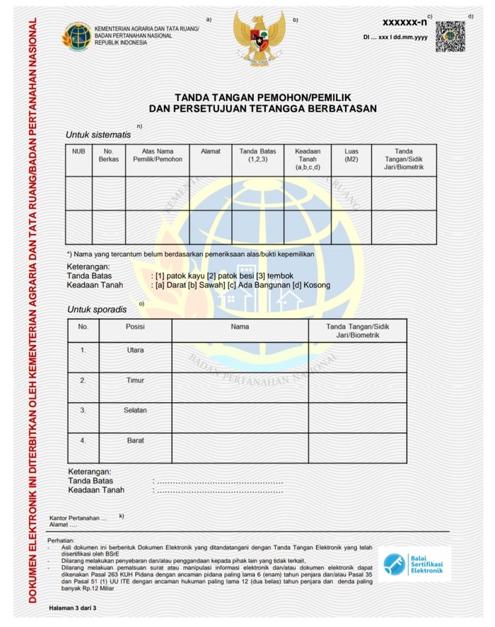 Terkini Begini Penampakan Sertifikat Tanah Elektronik