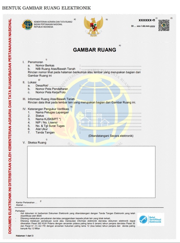 Terkini Begini Penampakan Sertifikat Tanah Elektronik