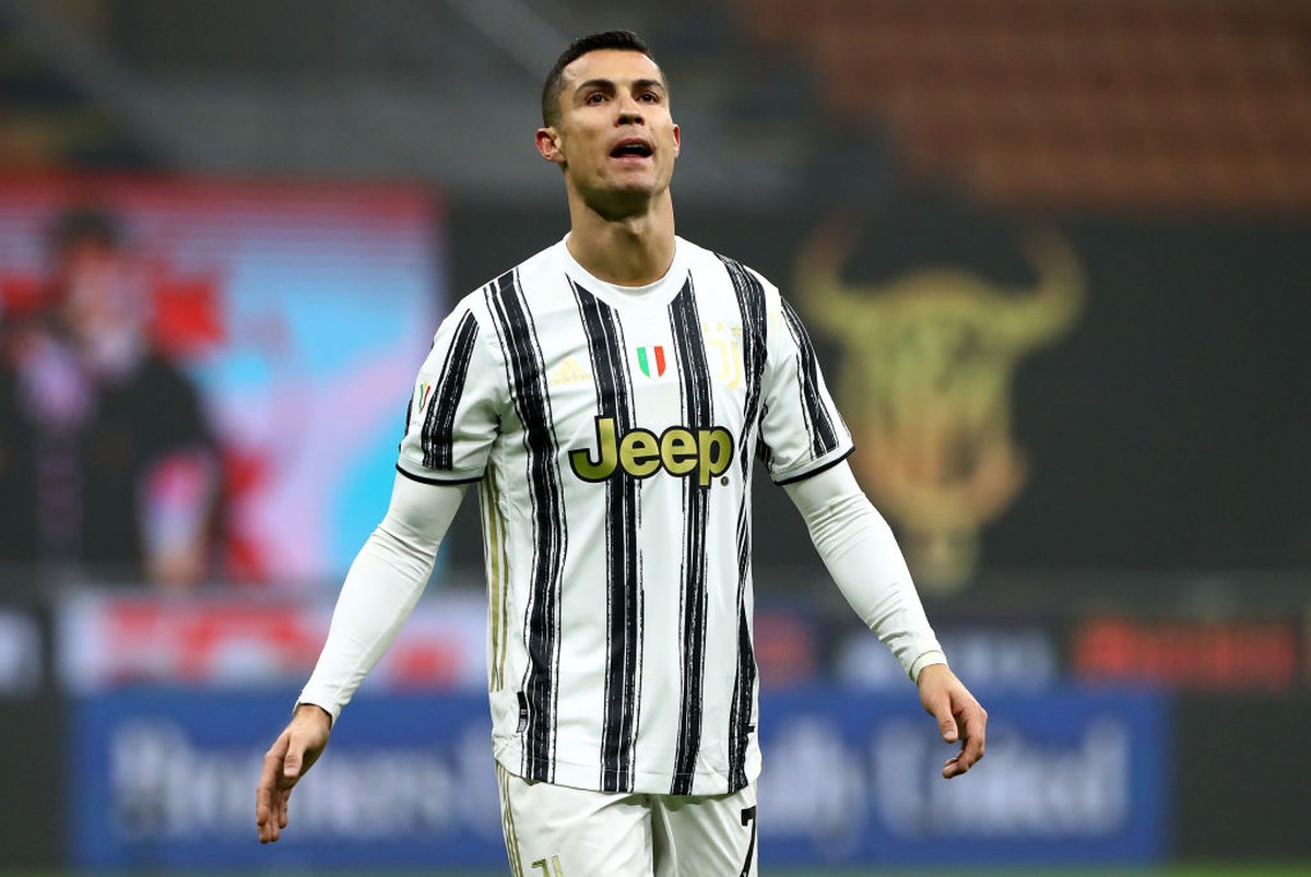 Inter Vs Juventus: Muka Kecut Cristiano Ronaldo (Getty Images/Marco Luzzani)