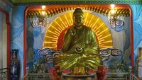 BUDDHA. Salah satu patung Buddha berukuran raksasa di Vihara Buddha Ci Kung.