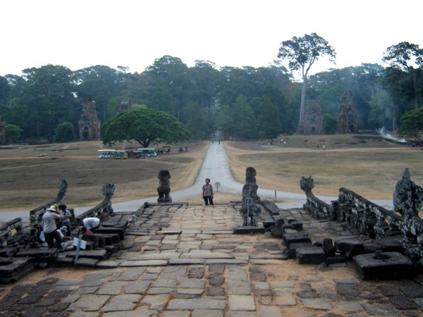 Angkor Wat is so large and dry