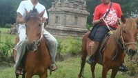 Mengelilingi candi dengan kuda (Nursaleh/detiktravel)
