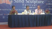 Jumpa Pers Sand Sculpture Festival