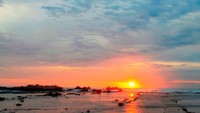 Sunset di Sawarna