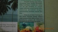 Teluk Tamiang, keindahan terumbu karangnya belum dapat dinikmati oleh masyarakat umum