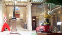 Lobi museum komik Brussels (Fitraya/detikTravel)