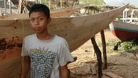 Pian, yang bercita-cita menjadi polisi