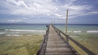 Dermaga di pulau Menjangan