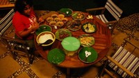 Makan Malam di Caldera Citarik River Resort